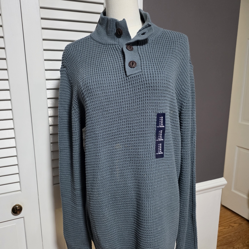 GAP Men's Gray Turtleneck Sweater